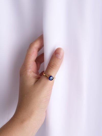 Anillo Ojo Turco Azul