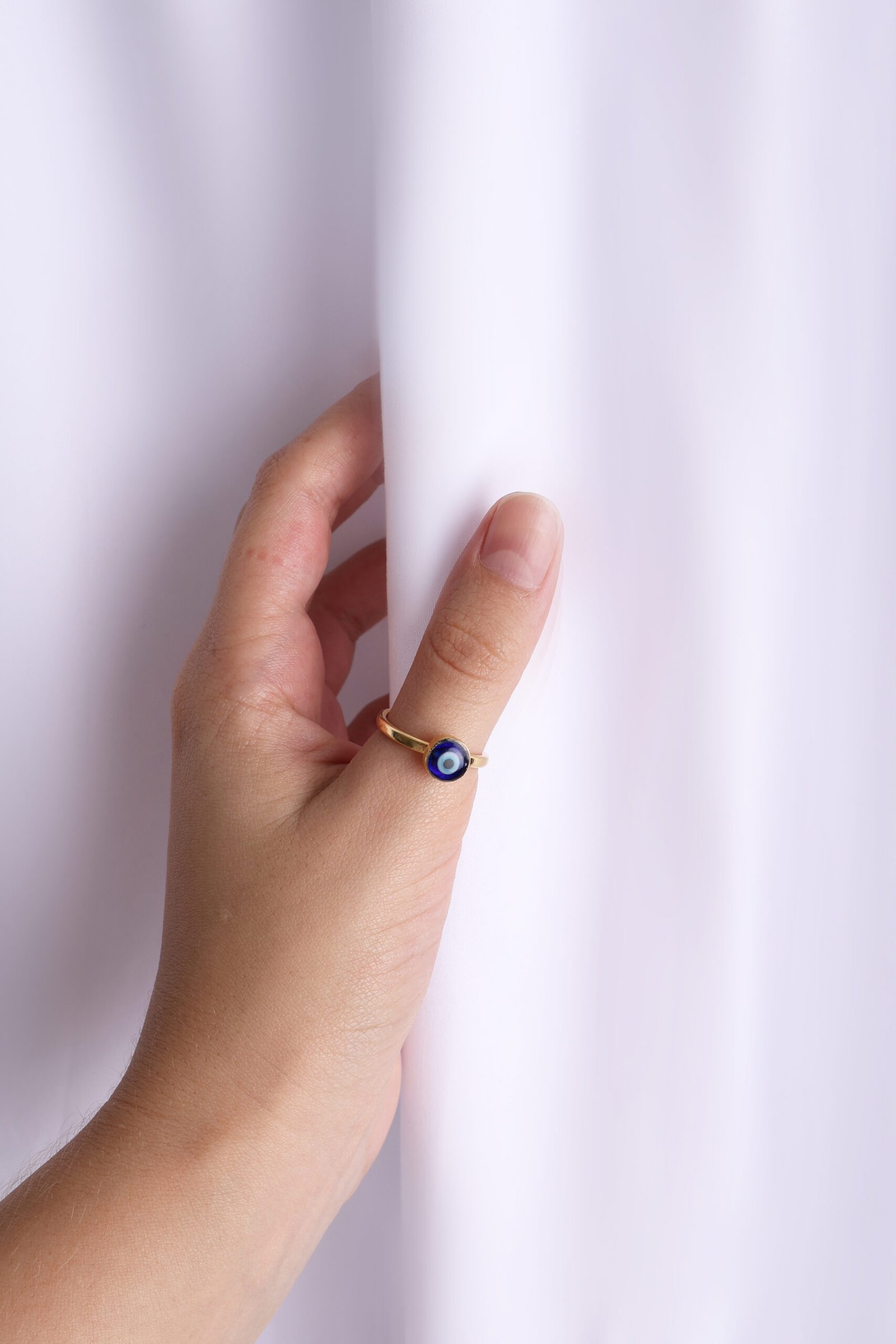 Anillo Ojo Turco Azul